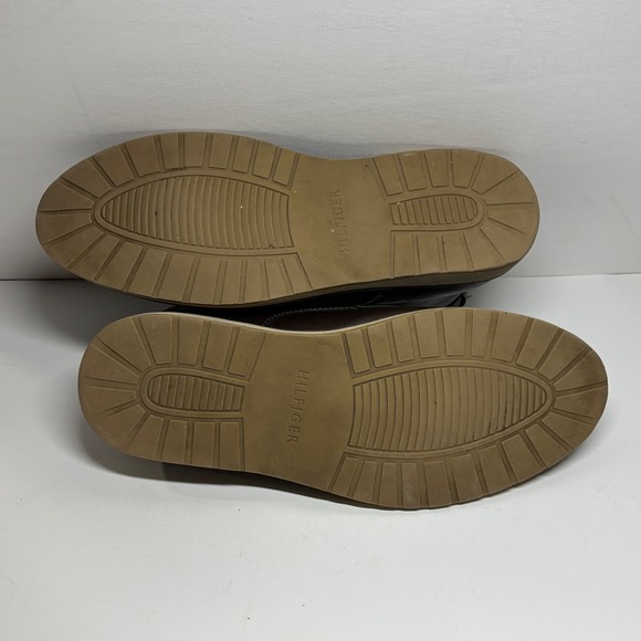 Tommy Hilfiger Mens Brown Lace Up Chukka Ankle Boots Size 8.5